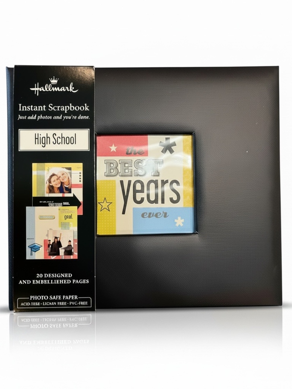 Hallmark Black Instant Scrapbook Album with The Best Years Ever Insert ((NIB))